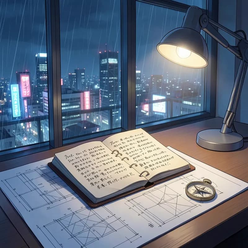 Missing Memory Psychological Thriller interactive story — atmospheric illustration
