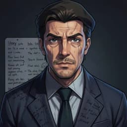 Marcus Halloway — Psychological Thriller character portrait