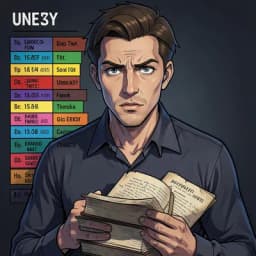 Julian Vane — Psychological Thriller character portrait
