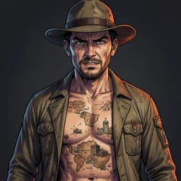 Barnaby Finch — Pulp Adventure character portrait