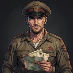 Silas Vane — Pulp Adventure character portrait