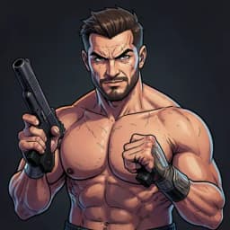 Silas Vane — Pulp Adventure character portrait