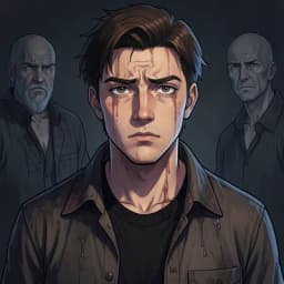 Hideo — Regression Fiction character portrait