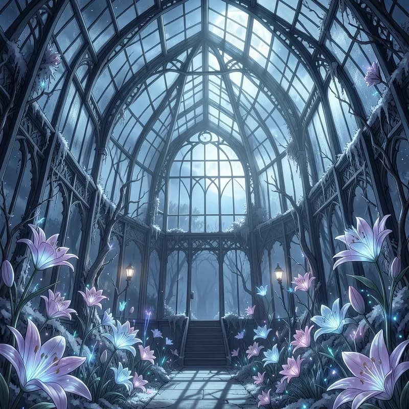 Enchanted Court Reverse Harem interactive story — atmospheric illustration