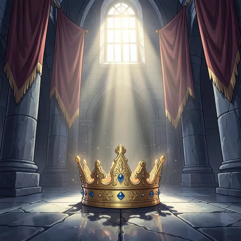 King Cophetua Royal Romance interactive story — atmospheric illustration