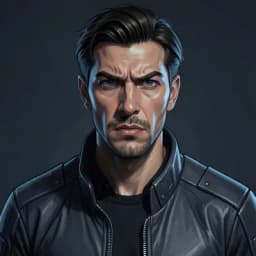 Hideo Tanaka — Sci-Fi character portrait