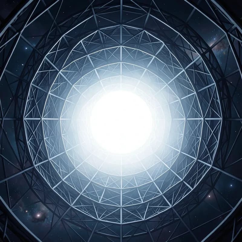 Alien Megastructure Sci-Fi interactive story — atmospheric illustration