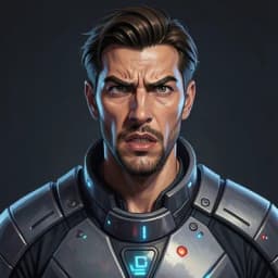Koji Sato — Sci-Fi character portrait
