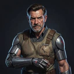 Jaxen Vane — Sci-Fi character portrait