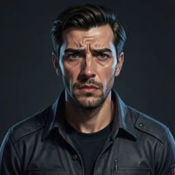 Hideo — Sci-Fi character portrait
