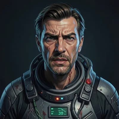 Hideo Sato — Sci-Fi character portrait
