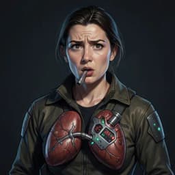 Hollis — Sci-Fi character portrait