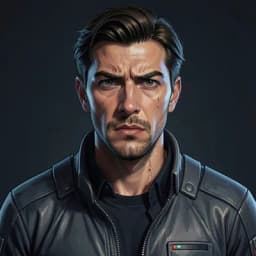 Hideo Tanaka — Sci-Fi character portrait