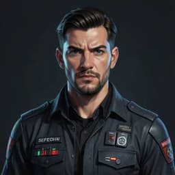 Kaito — Sci-Fi character portrait