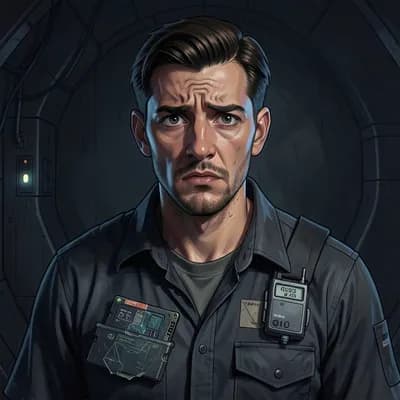 Tariq Varma — Sci-Fi character portrait