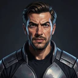 Arthur Sterling — Sci-Fi character portrait