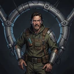 Jaxen Vane — Sci-Fi character portrait