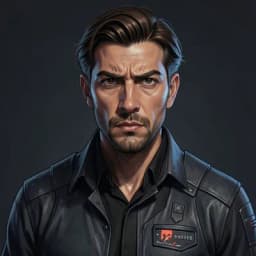 Julian Vance — Sci-Fi character portrait