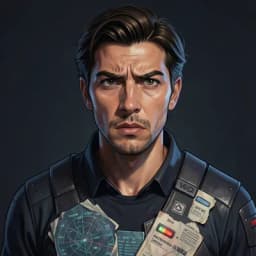 Koji — Sci-Fi character portrait