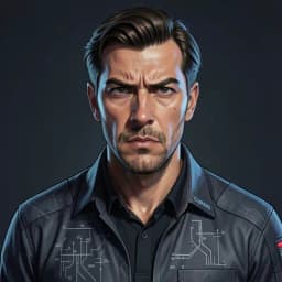 Jiro — Sci-Fi character portrait