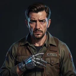 Jaxon Vane — Sci-Fi character portrait