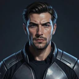 Koji — Sci-Fi character portrait
