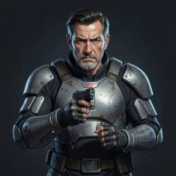 Hideo Tanaka — Sci-Fi character portrait