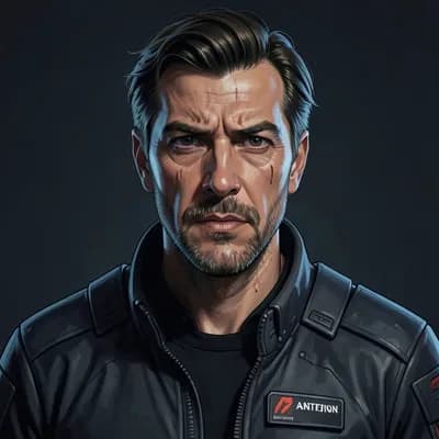 Joren Voss — Sci-Fi character portrait
