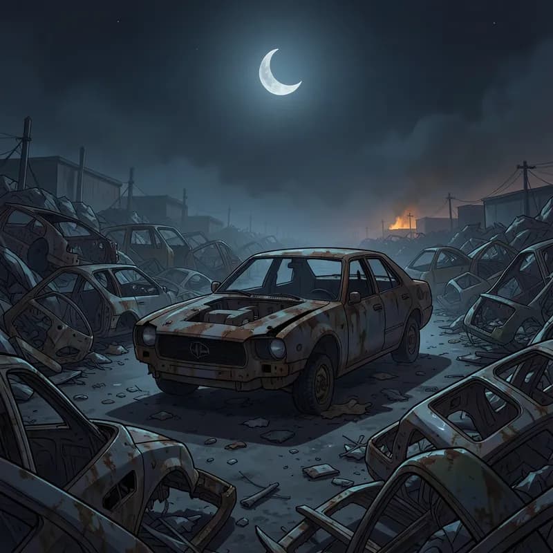 Final Girl Rising Slasher interactive story — atmospheric illustration