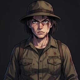Mina — Slasher character portrait