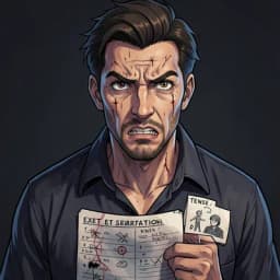 Hideo — Slasher character portrait