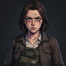Maya Vance — Slasher character portrait