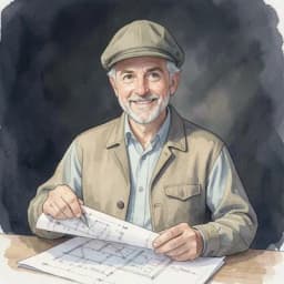 Silas — Slice of Life / Cozy character portrait
