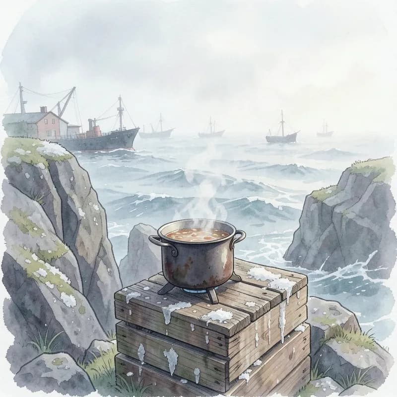 The Traveling Chef Slice of Life / Cozy interactive story — atmospheric illustration