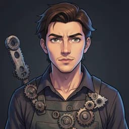 Jiro — Solarpunk character portrait