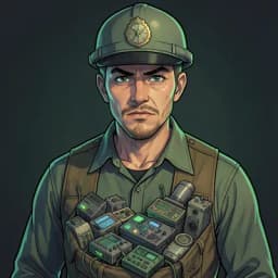Matteo — Solarpunk character portrait