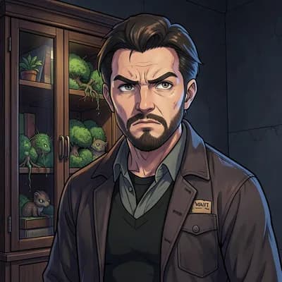Jiro — Solarpunk character portrait