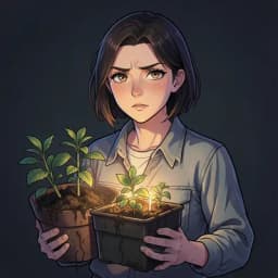 Miri — Solarpunk character portrait