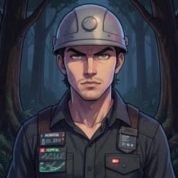 Silas Vane — Solarpunk character portrait