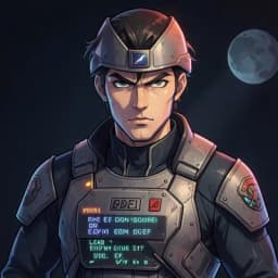 Tenzin — Space Opera character portrait