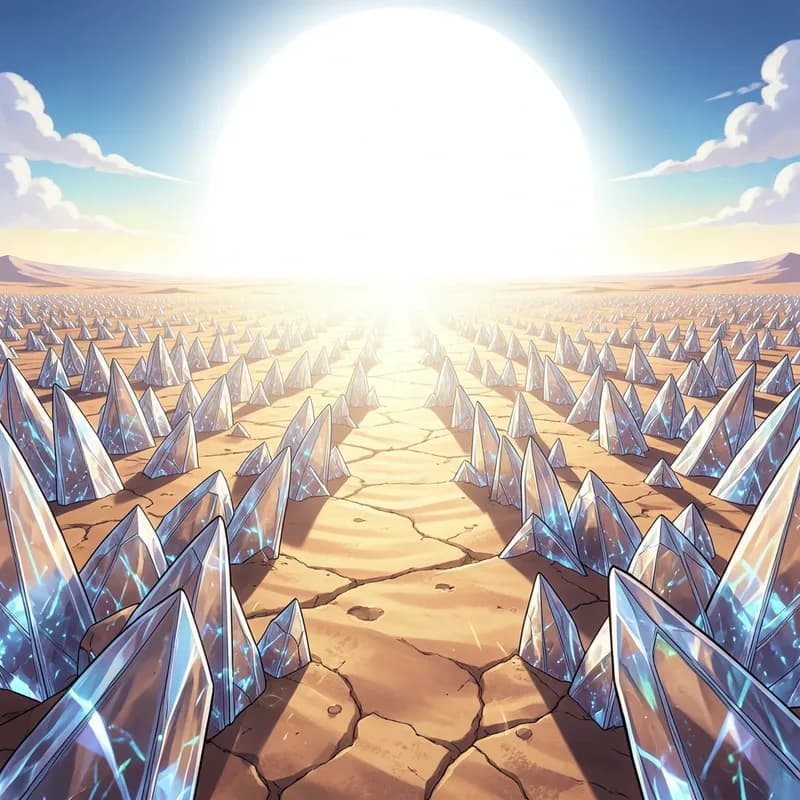 Desert Planet Space Opera interactive story — atmospheric illustration