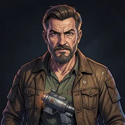 Bram Krell — Space Opera character portrait