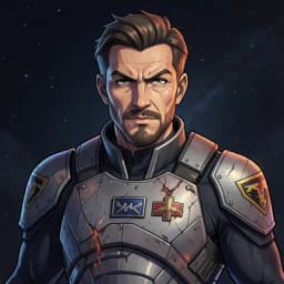 Hideo Vane — Space Opera character portrait
