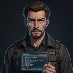 Hideo Saito — Space Opera character portrait