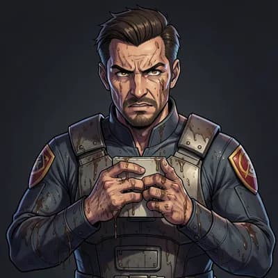 Soren Hax — Space Opera character portrait