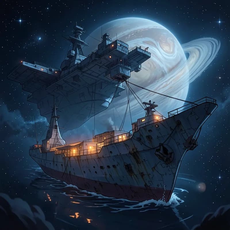 Smuggler's Run Space Opera interactive story — atmospheric illustration