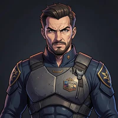 Daxen Vane — Space Opera character portrait