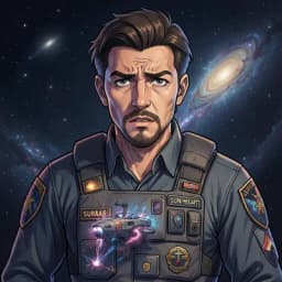 Jaxon Vane — Space Opera character portrait