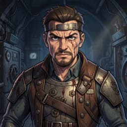 Arthur Penhaligon — Steampunk character portrait