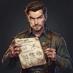 Silas Vane — Steampunk character portrait